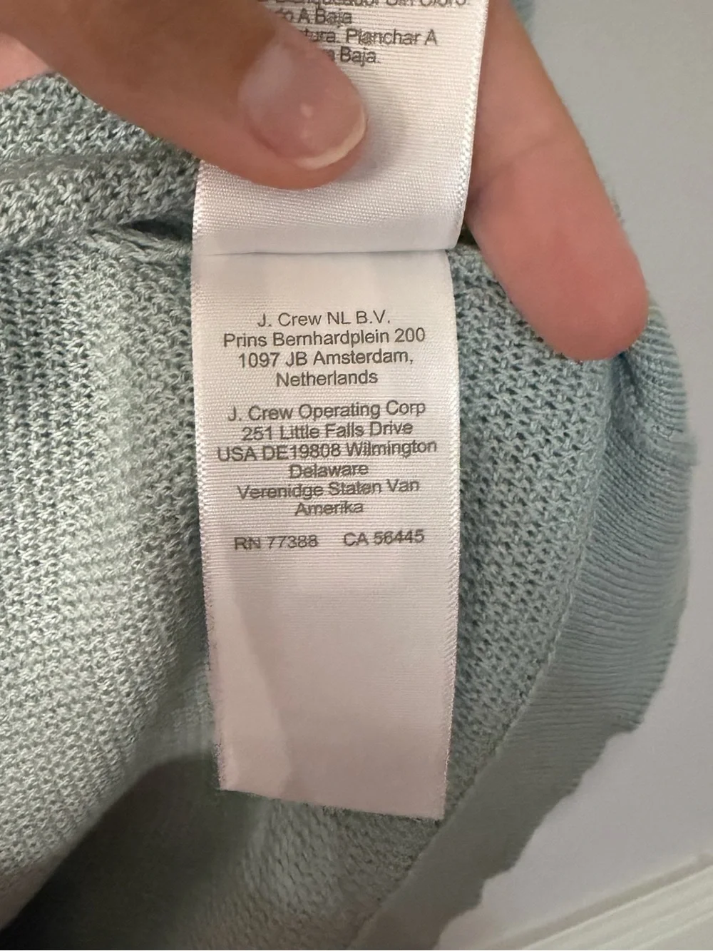 J. Crew Men’s Green Long Sleeve 100% Cotton Knit Crewneck Sweater Sz XL NWT